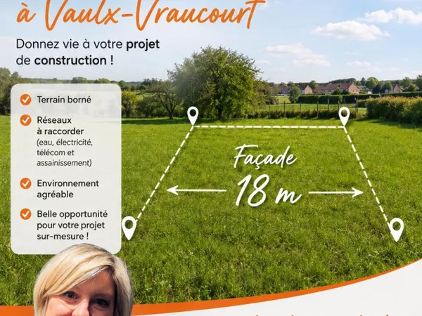 Une construction envisagée ? J'ai le terrain qu'il vous faut !