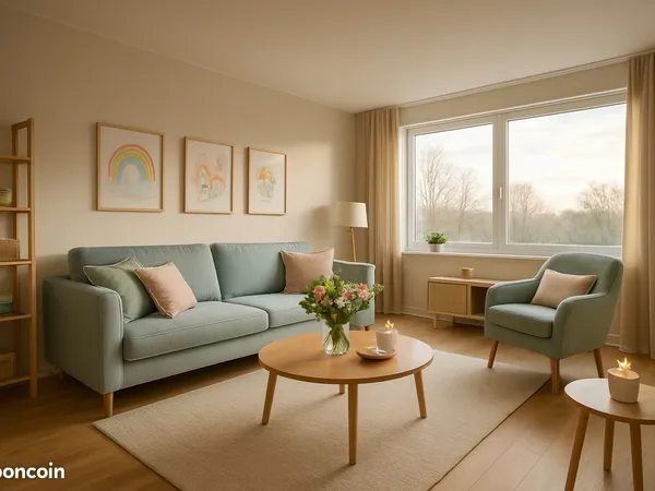 Appartement 3 pièces 59 m²