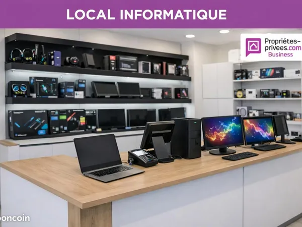 Fonds de commerce informatique 22 m²
