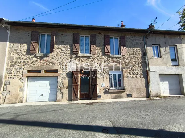 Maison familiale, 4 chambres, jardin et 2 garages