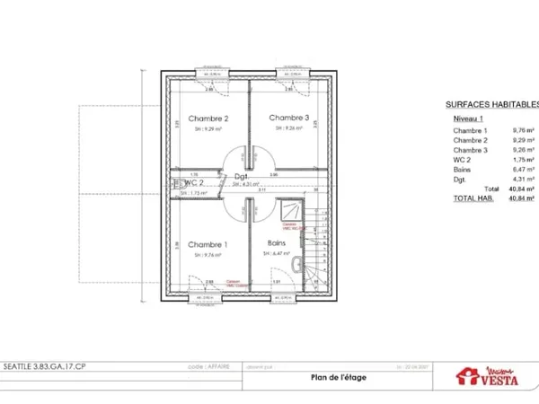 Maison neuve 5 pièces 96 m²