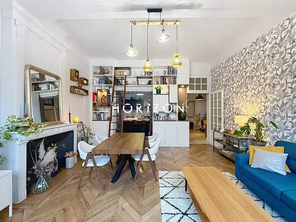 PR MACON: Appart. haussmannien T4/5 141m2, avec jardin et terras