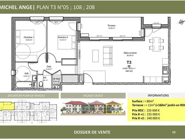 Appartement T43| ALBI Jarlard