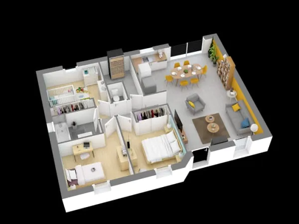 Maison neuve 4 pièces 76 m²