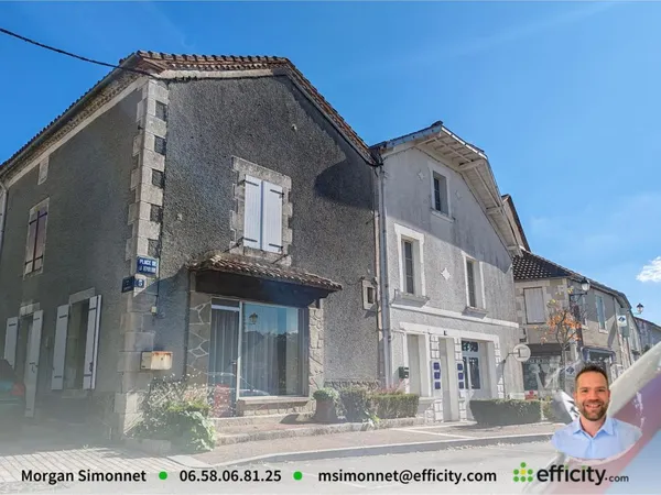 Bien immobilier de rendement Vente Piégut-Pluviers 7p 218m² 85000€