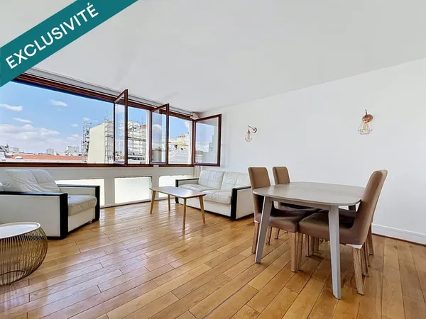 Vue dégagée sur les toits de Paris - 3 chambres