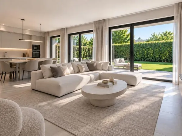 REZ-DE-JARDIN DE 3 PIÈCES AVEC PRÈS DE 90 M² DE JARDIN, AU CŒUR DU BOURG