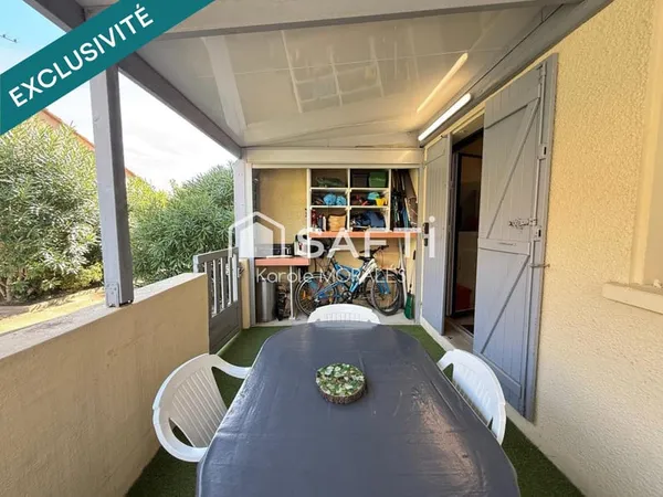 SAINT-CYPRIEN PLAGE, MAISON MEUBLEE, PROCHE PLAGE, EXTERIEUR ET STATIONNEMENT