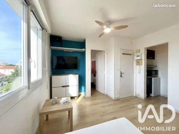 Studio 1 pièce 17 m²