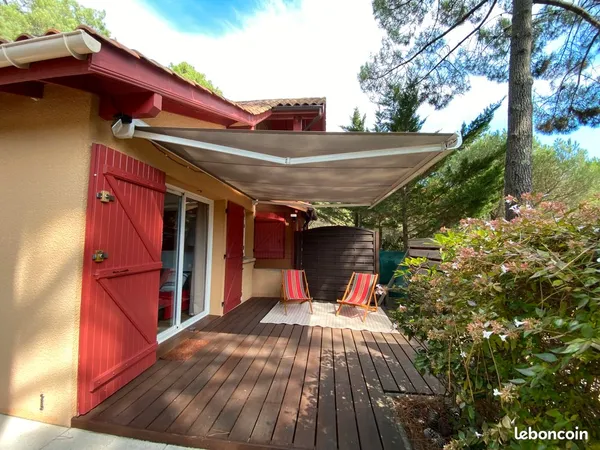 Lacanau ocean maison 3 pieces, climatisee avec jardin
