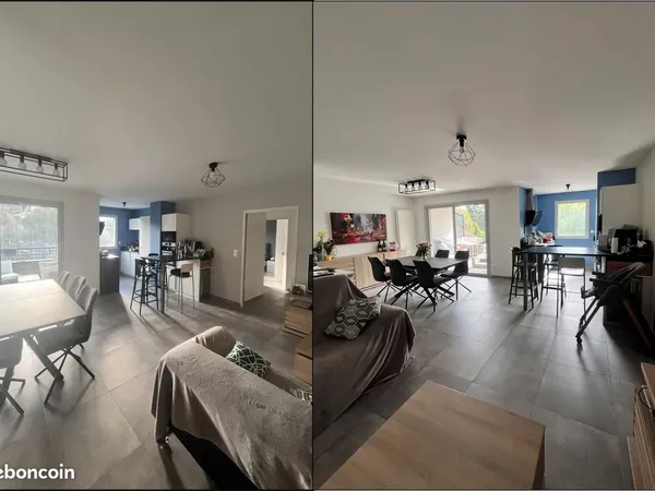 Appartement 3 pièces de 75 m² avec loggia, garage et parking - La Fouillouse centre