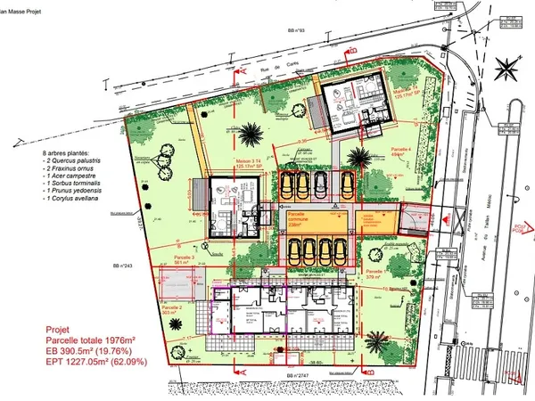 Terrain 494 m²