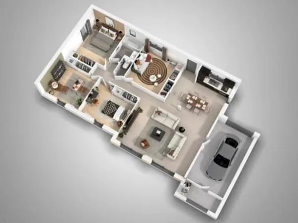 Maison neuve 5 pièces 107 m²