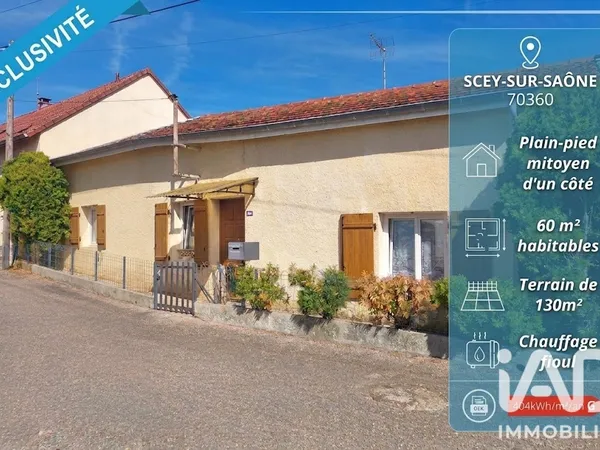 Maison 2 pièces 60 m²