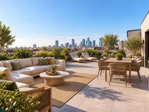 T4 DUPLEX À COURBEVOIE - ROOFTOP EXCEPTIONNEL DE 49 M²