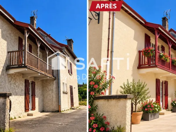 MMEUBLE DE RAPPORT DE 171 M² - 4 LOGEMENTS - TERRAIN DE 710 M² - ORTHEZ