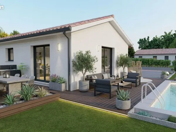 Projet de construction d'une maison 85 m² avec terrain à AIXE-SUR-VIENNE (87)