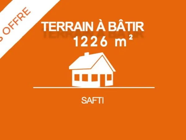 terrain en lotissement 1226 m²