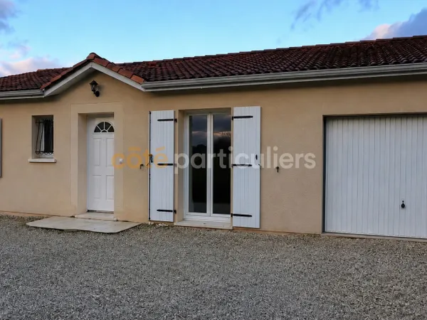 Maison récente plain-pied