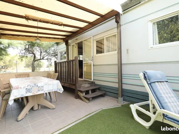 Vente terrain avec mobil-home