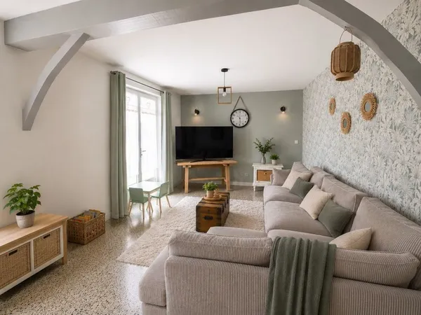 Maison entièrement rénovée avec studio indépendant