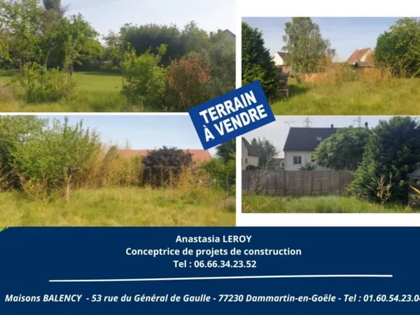 Terrain 850 m²