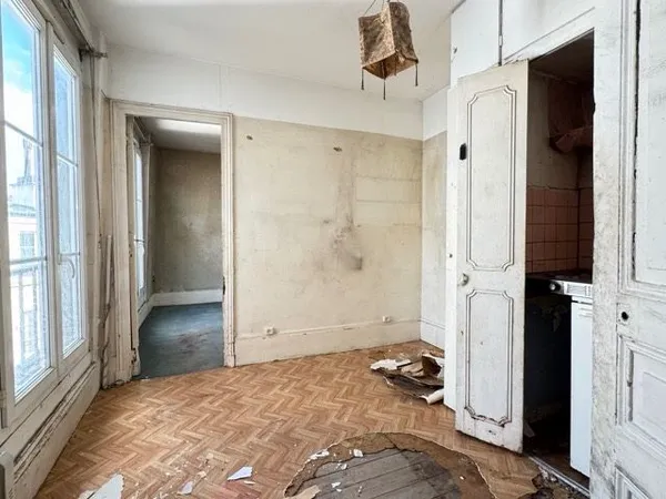 Paris 17e - Ternes / Etoile - Rue d'Armaillé - 2P à rénover - 20 m2