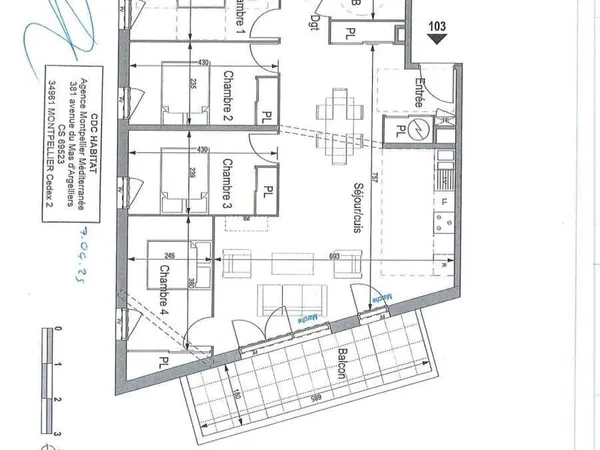 Appartement 5 pièces 96 m²