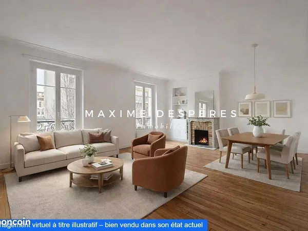 Appartement 2 pièces 54 m²