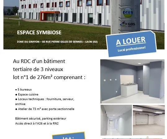 Location de Bureau Laon