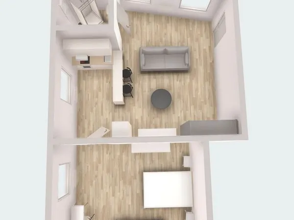 Appartement T2 meublé