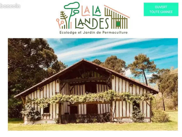 Vente Exceptionnelle : Propriété La La Landes - Un charmant Corps de Ferme Landais : 2 Maisons sur 8