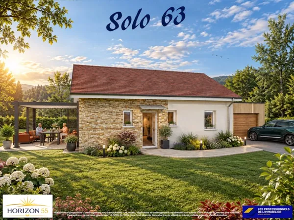 Maison 2 pièces 63 m²