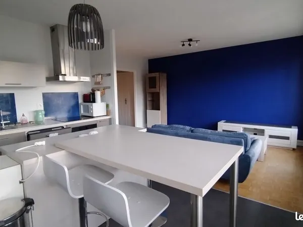 Loue appartement meublé 3 pièces, 63m², 2 chambres, métro A, Villeurbanne