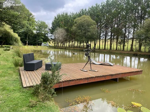 étang de pêche privé à louer - teillay
