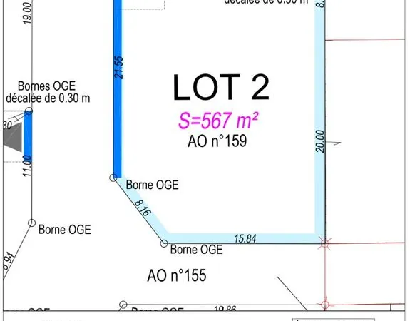 Terrain Constructible Fossé (41330)