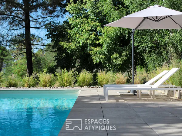 Dans un écrin de verdure, maison avec piscine sur les hauteurs d'ALBI