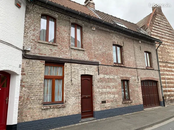 Maison en Vente - Hem Saint-Corneille - 7 pièces 107 m² - 3 chambres possibilité 4 - Garage - Jardin