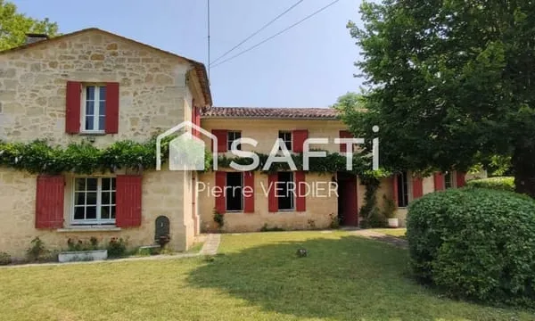 Maison en pierres, cachet, parc arboré, dépendances