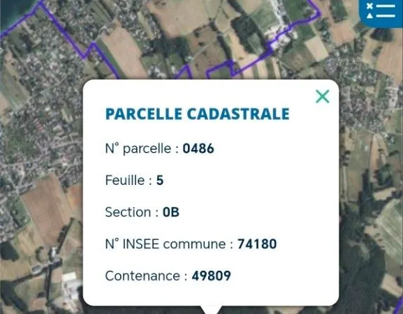 Forêt de 5 hectares à Messery 74 vente sur offres