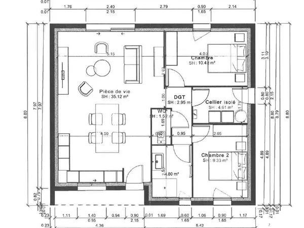 Terrain Le Perrier 541 m2
