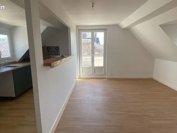 Appartement lumineux T3 51.8m² centre ville Livarot