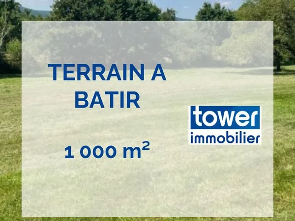 Terrain 1000 m² Pont-à-Mousson