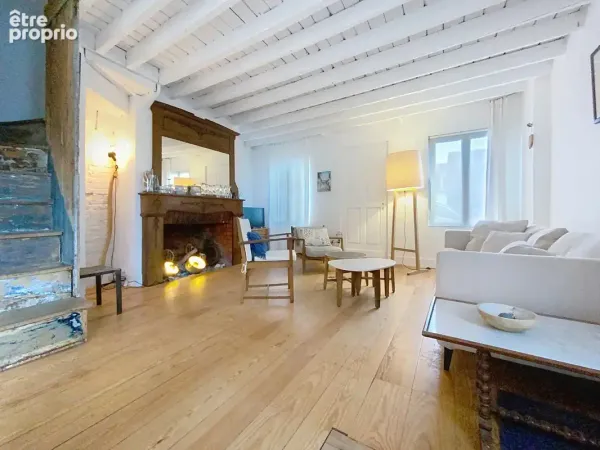 SAINT-VALERY, Quartier des Pêcheurs, 80m2, Cour, Parking