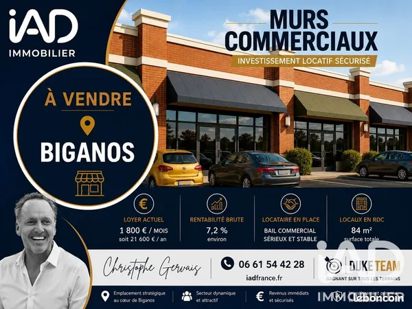 Local 84 m² Biganos