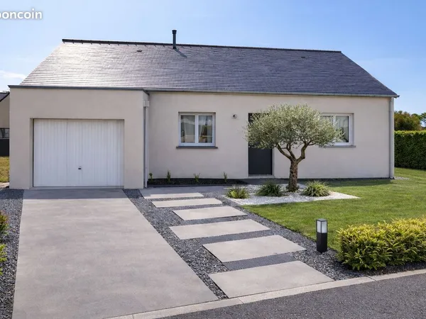 Maison plain-pied 3 chambres & garage
