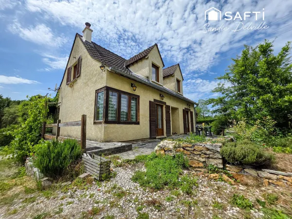 Pavillon 193m²- 6p- 4ch- piscine- 4589m²- sous-sol total