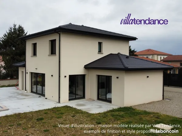 Irigny - Terrain à bâtir 514 m² - Viabilisé, vue dégagée