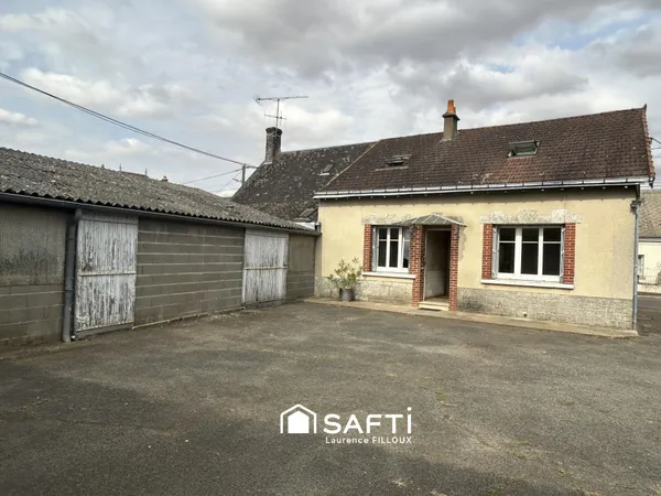 Maison avec 500 m² de dépendances sur un terrain clos