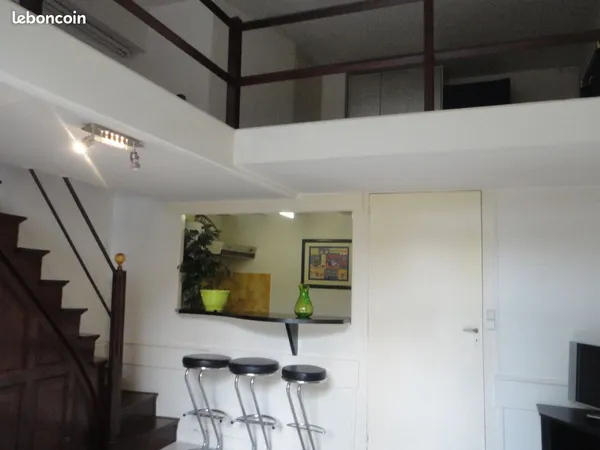 DUPLEX MEZZANINE 45m2 meublé CARNOT- J.JAURES PARKING